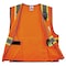 Ergodyne Two-Tone Hi-Vis Safety Vest M Class 2 H Back, , Zipper 6 Pockets, 2 Mic Tab, ID Window 8246Z-S - alternate 5
